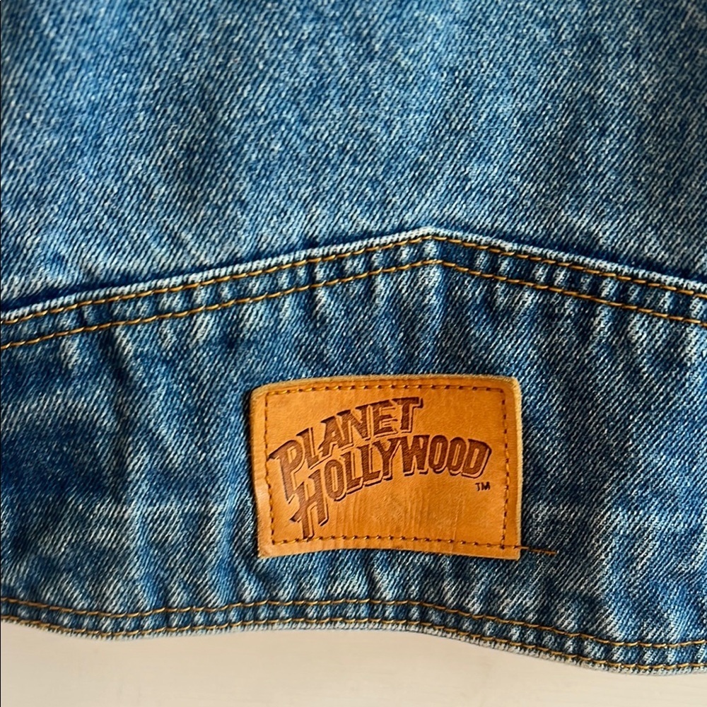 Vintage 90’s Planet Hollywood Denim Jacket - Picture 8 of 11